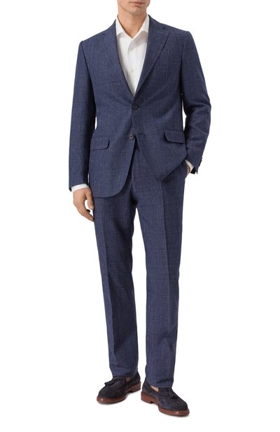 Мужской костюм изо льна и шерсти CORNELIANI, арт. 27X008/2717215_SET