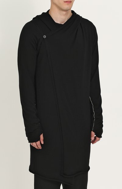 Шерстяной удлиненный кардиган асимметричного кроя MASNADA, арт. M19M06, фото 3