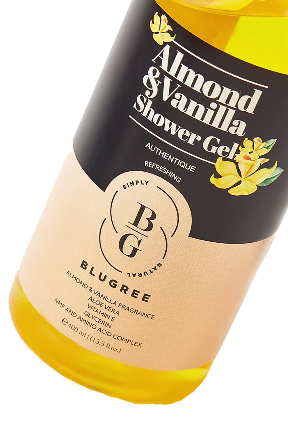 Гель для душа миндаль-ваниль (400ml) BLUGREE, арт. 8682983900205, фото 4
