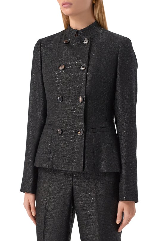 Жакет Kiton D60521K0577G01 Чёрный  D60521K0577G01 Фото 3