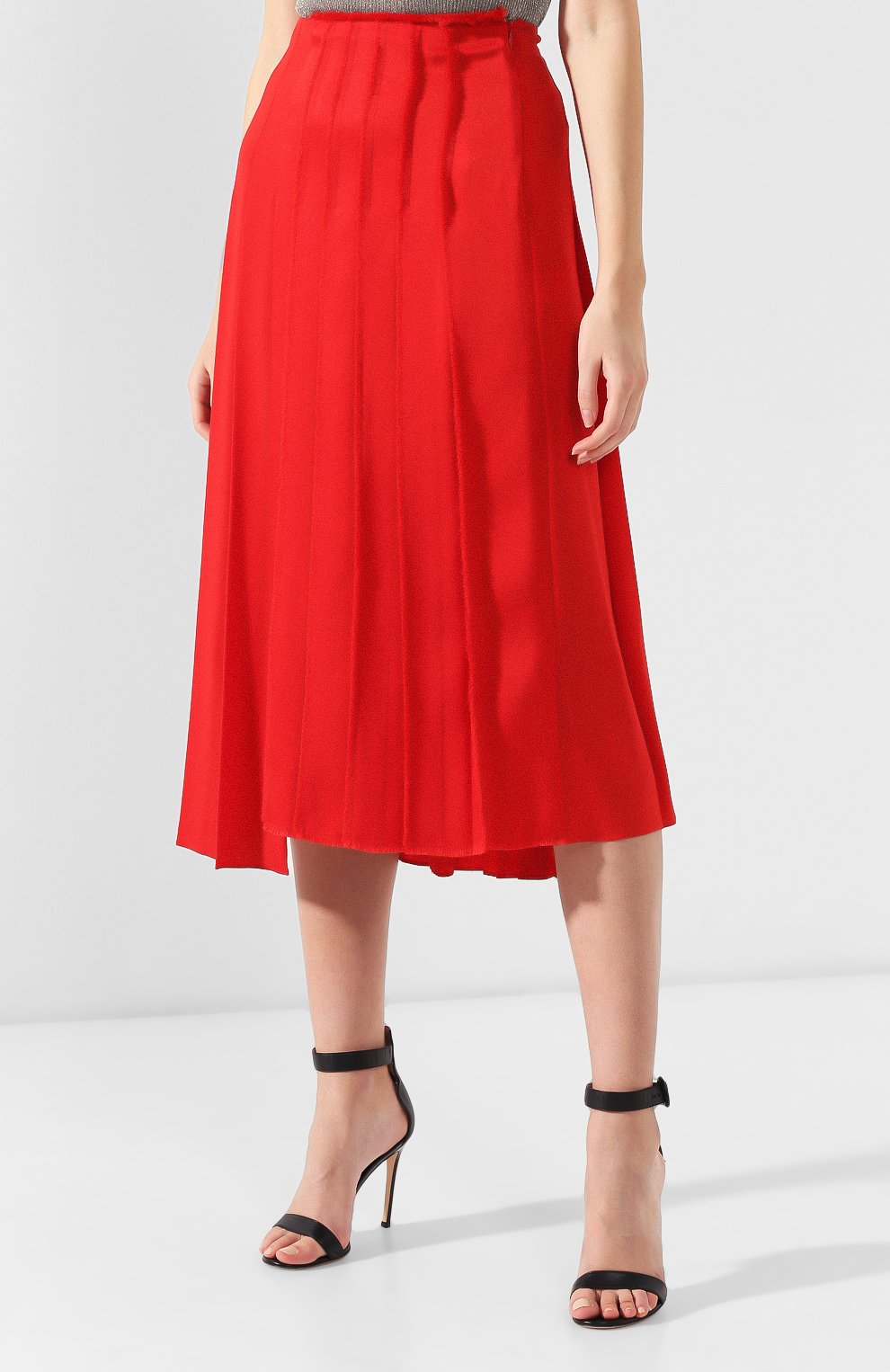 Юбка SONIA RYKIEL красного цвета по цене 79950 руб., арт. 12410203-14, фото 3 Юбка SONIA RYKIEL, арт. 12410203-14, фото 3