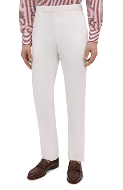 Брюки из хлопка и льна ZEGNA, арт. UWI37/TR10, фото 3