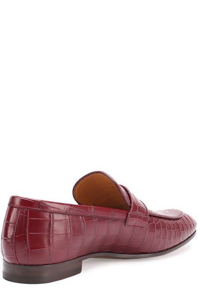 Лоферы из кожи крокодила GUCCI, арт. 450853/EC200, фото 4