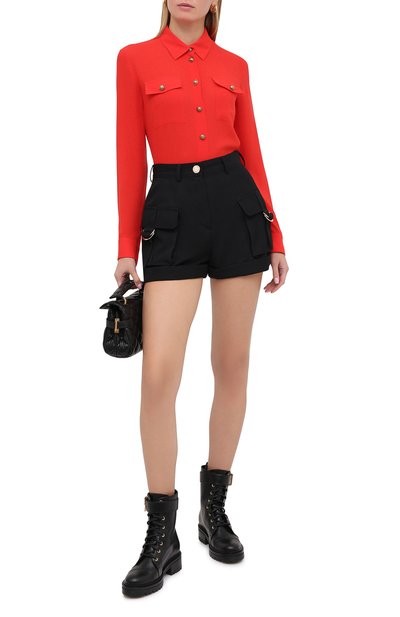 Шелковая рубашка BALMAIN, арт. UF12670/S037, фото 3