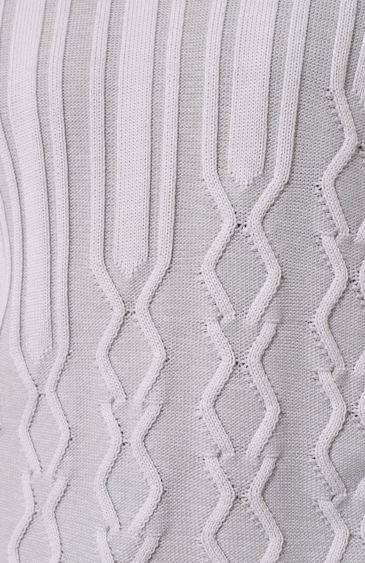 Свитер из хлопка и шелка Zilli MBZ-RN240-L0SA1/ML01 Серый  MBZ-RN240-L0SA1/ML01 Фото 5