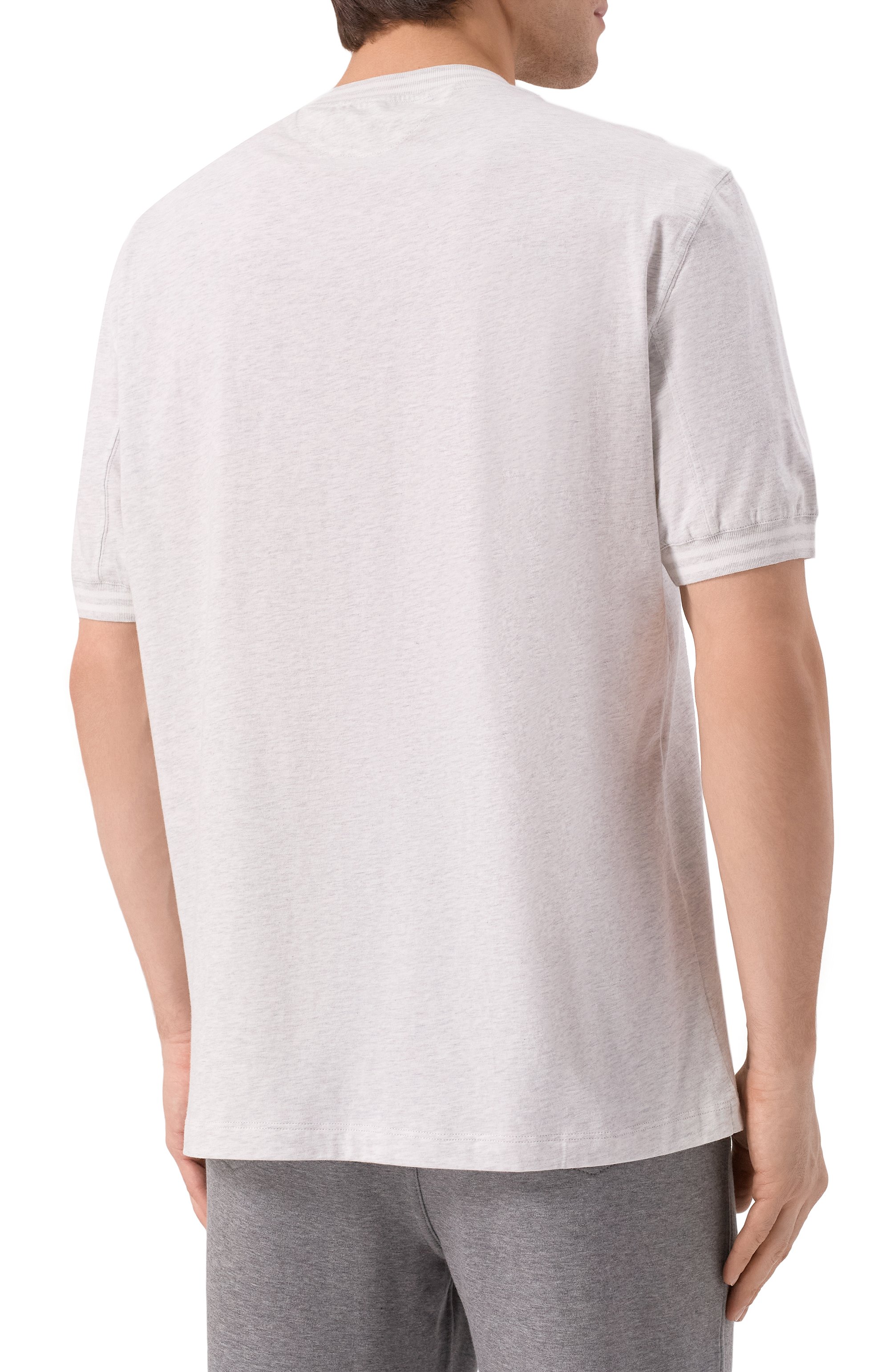 Хлопковая футболка BRUNELLO CUCINELLI, арт. M0B131386T, фото 4