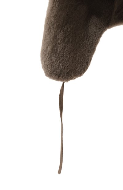 Меховая шапка-ушанка френки из норки FURLAND серого цвета по цене 109500 руб., арт. 0217500150309600000, фото 3 Меховая шапка-ушанка френки из норки FURLAND, арт. 0217500150309600000, фото 3