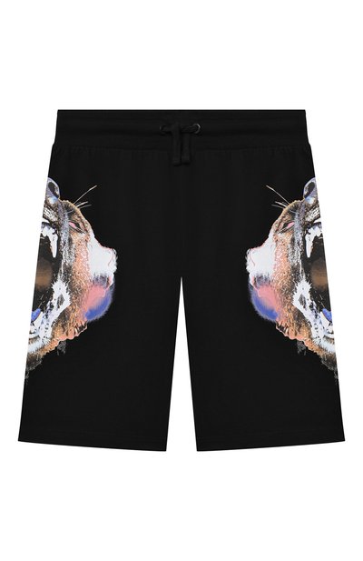 Хлопковые шорты MARCELO BURLON KIDS OF MILAN, арт. 21E/B/MB/3251/0010/2-6Y, фото 1