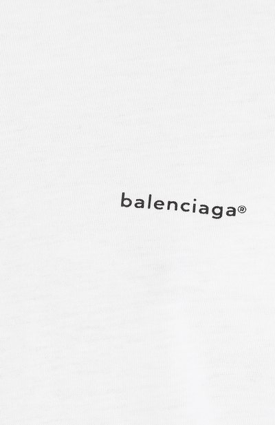 Хлопковая футболка BALENCIAGA, арт. 556104/TYK28, фото 5