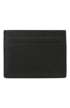 Мужской кожаный футляр для кредитных карт ZEGNA черного цвета, арт. E1139W-LHDAI | Фото 1 (Материал: Натуральная кожа; Нос: Не проставлено; Материал сплава: Проставлено)