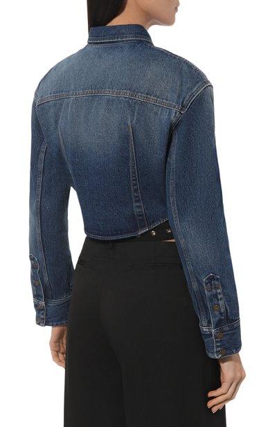 Джинсовая куртка DARKPARK синего цвета по цене 71750 руб., арт. WSH02/DBL02W053, фото 4 Джинсовая куртка DARKPARK, арт. WSH02/DBL02W053, фото 4