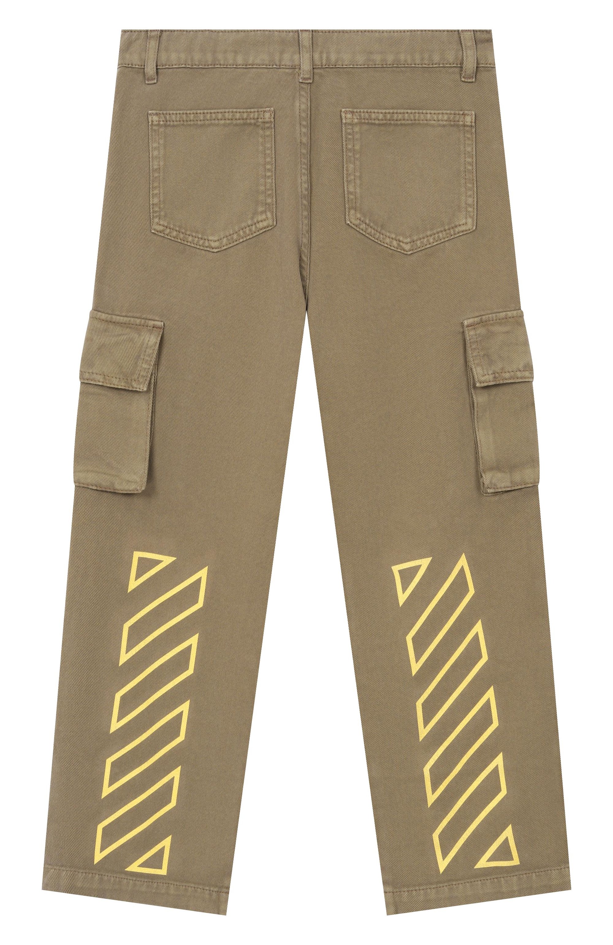 Хлопковые брюки-карго OFF-WHITE, арт. 0BCF008S26FAB001_001, фото 2