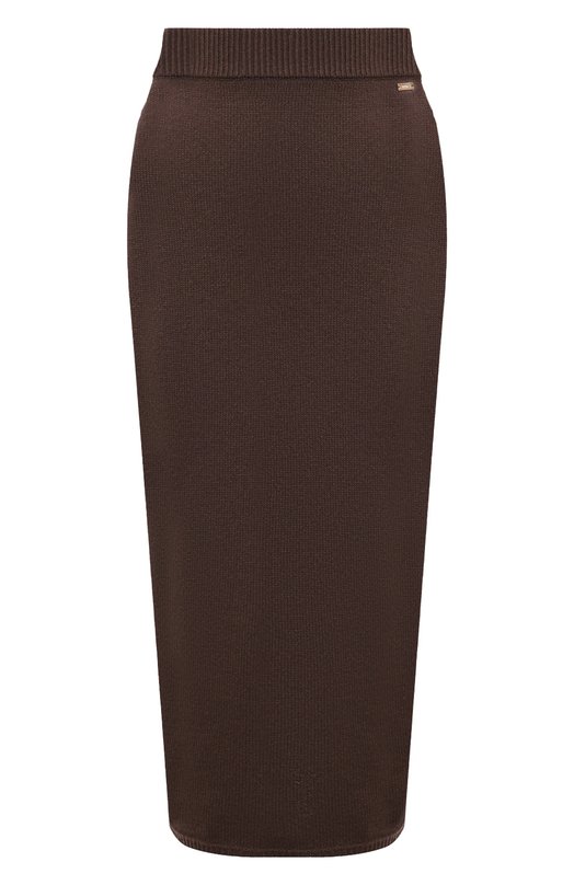 Кашемировая юбка Kiton D5474820102 Коричневый D5474820102