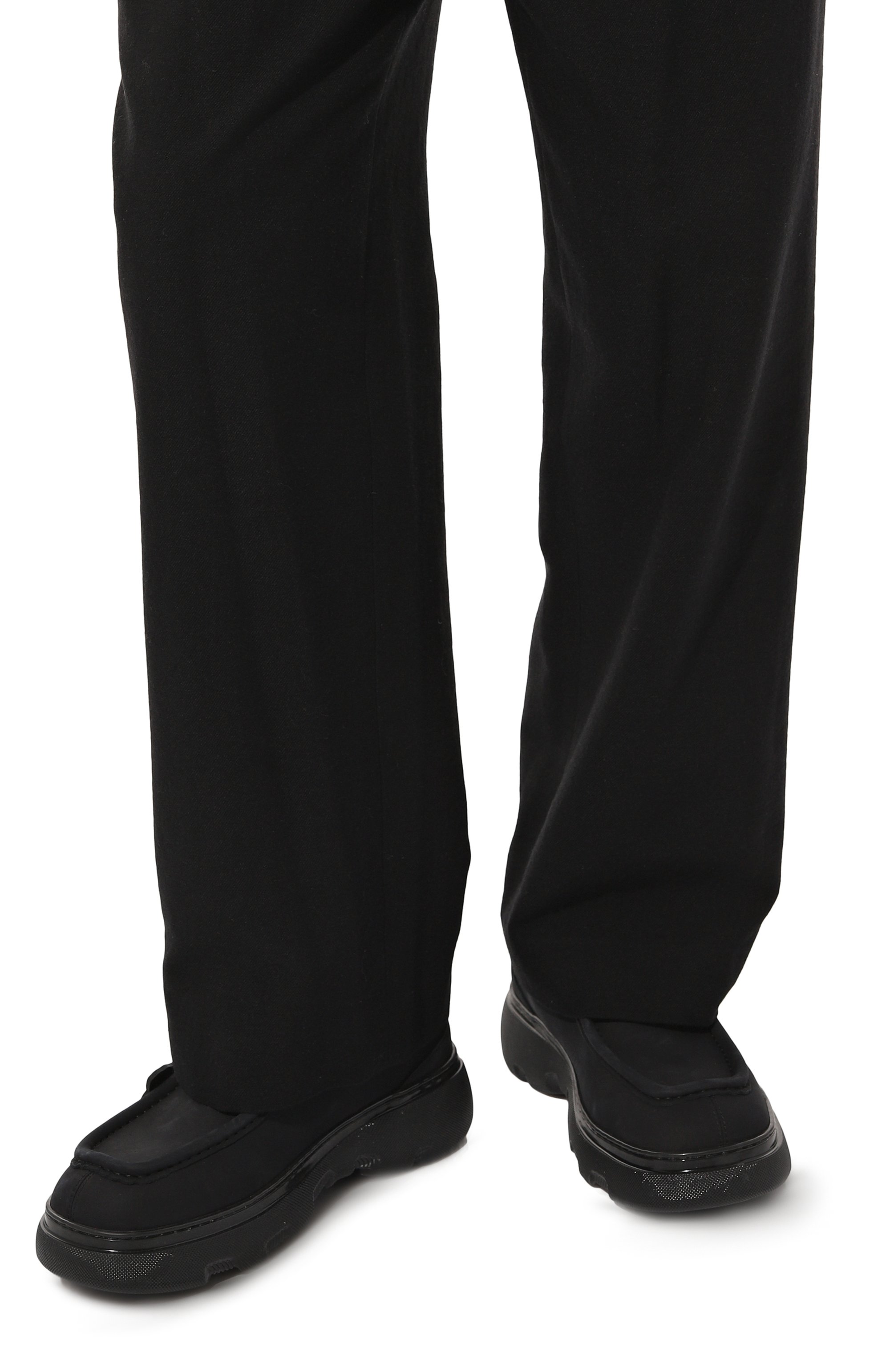 Ботинки creeper из нубука BURBERRY, арт. 8074534, фото 3