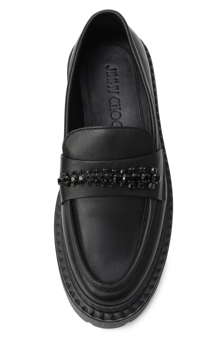 Кожаные лоферы bryer JIMMY CHOO, арт. BRYER L0AFER FLAT/XXC, фото 1