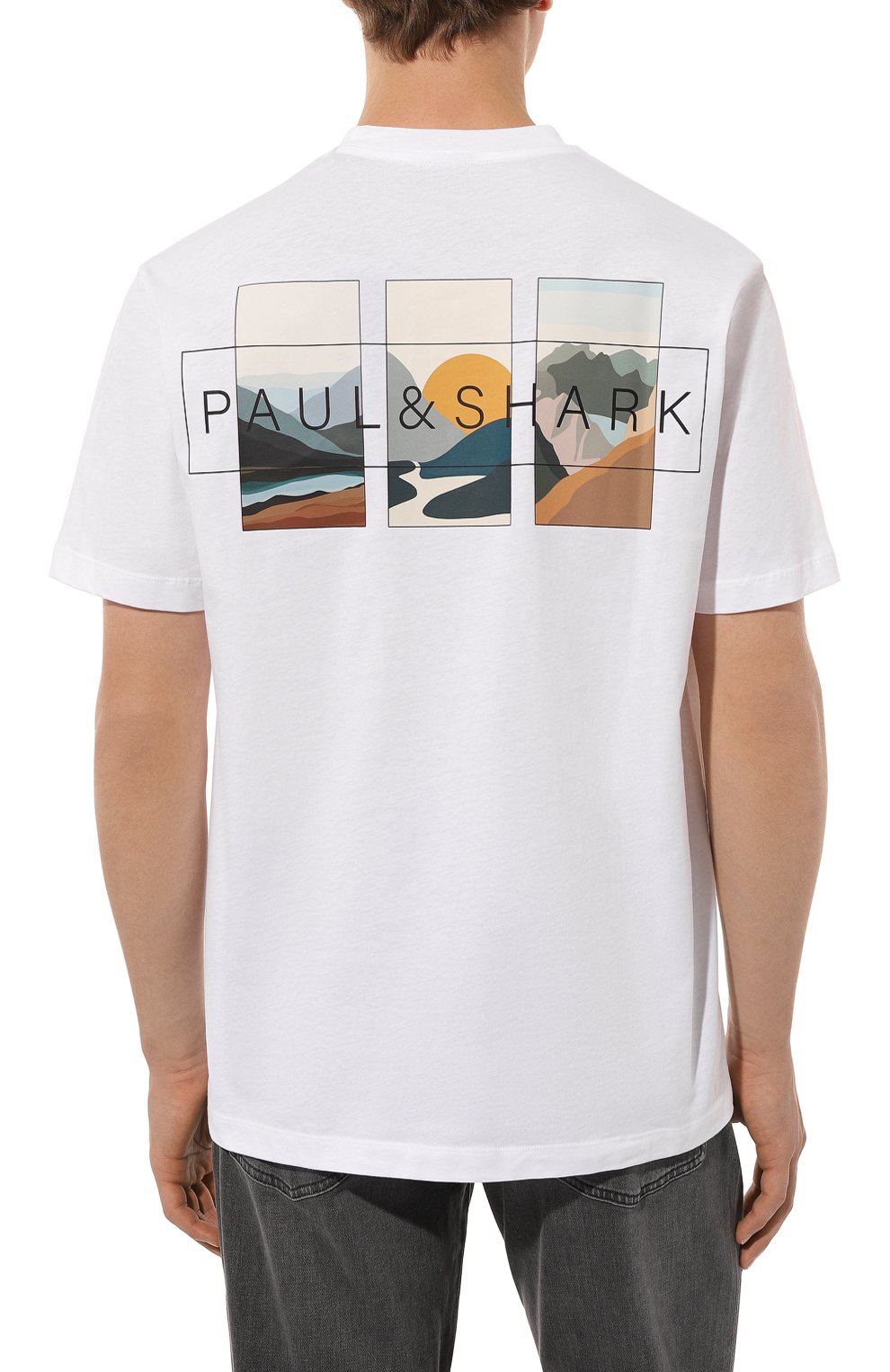 Хлопковая футболка PAUL&SHARK, арт. 14311625, фото 4