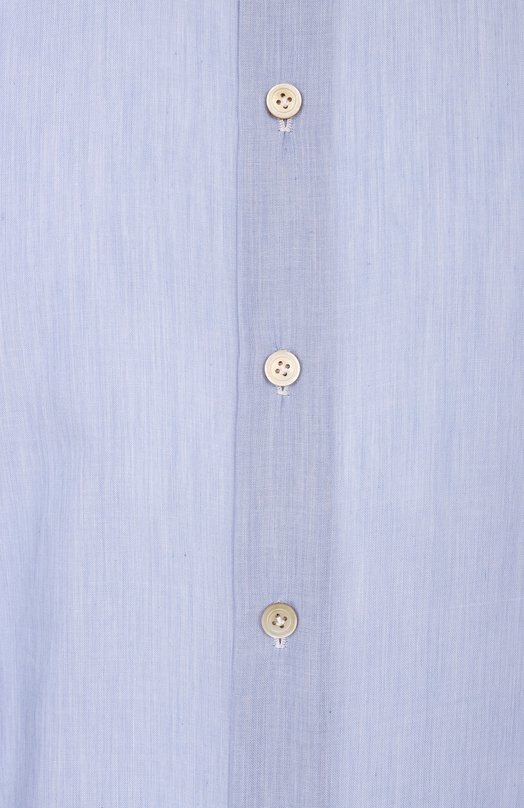 Хлопковая сорочка Kiton UCIH0920402 Голубой  UCIH0920402 Фото 6