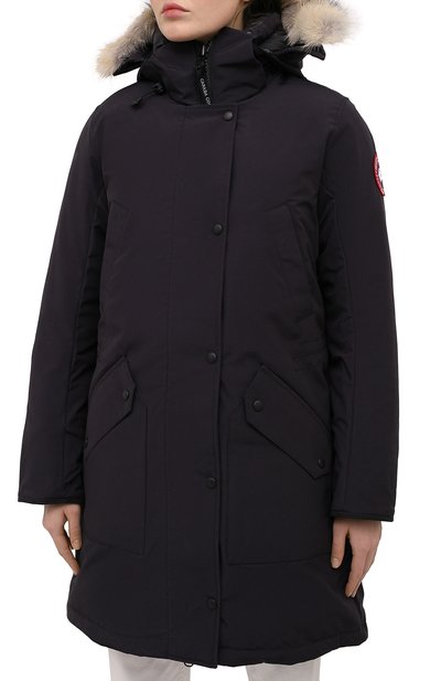 Пуховая парка CANADA GOOSE синего цвета по цене 140500 руб., арт. 6555L, фото 3 Пуховая парка CANADA GOOSE, арт. 6555L, фото 3