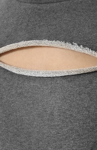 Хлопковый свитшот с круглым вырезом ALEXANDERWANG.T, арт. 4C481064B2, фото 5