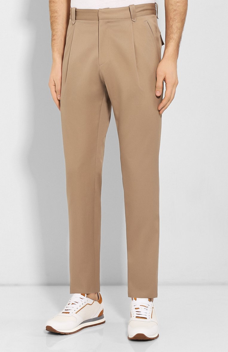 Брюки из хлопка и кашемира BRIONI, арт. RPN60L/P603C/D0L0MIA, фото 3