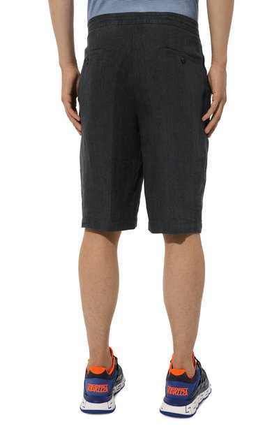 Льняные шорты ZEGNA, арт. UBI32A5/TB11433, фото 4
