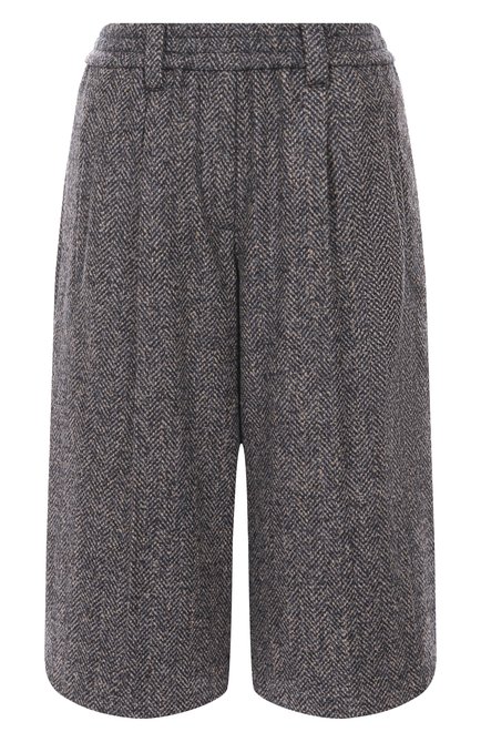 Женские твидовые шорты BRUNELLO CUCINELLI, арт. MG529P9038
