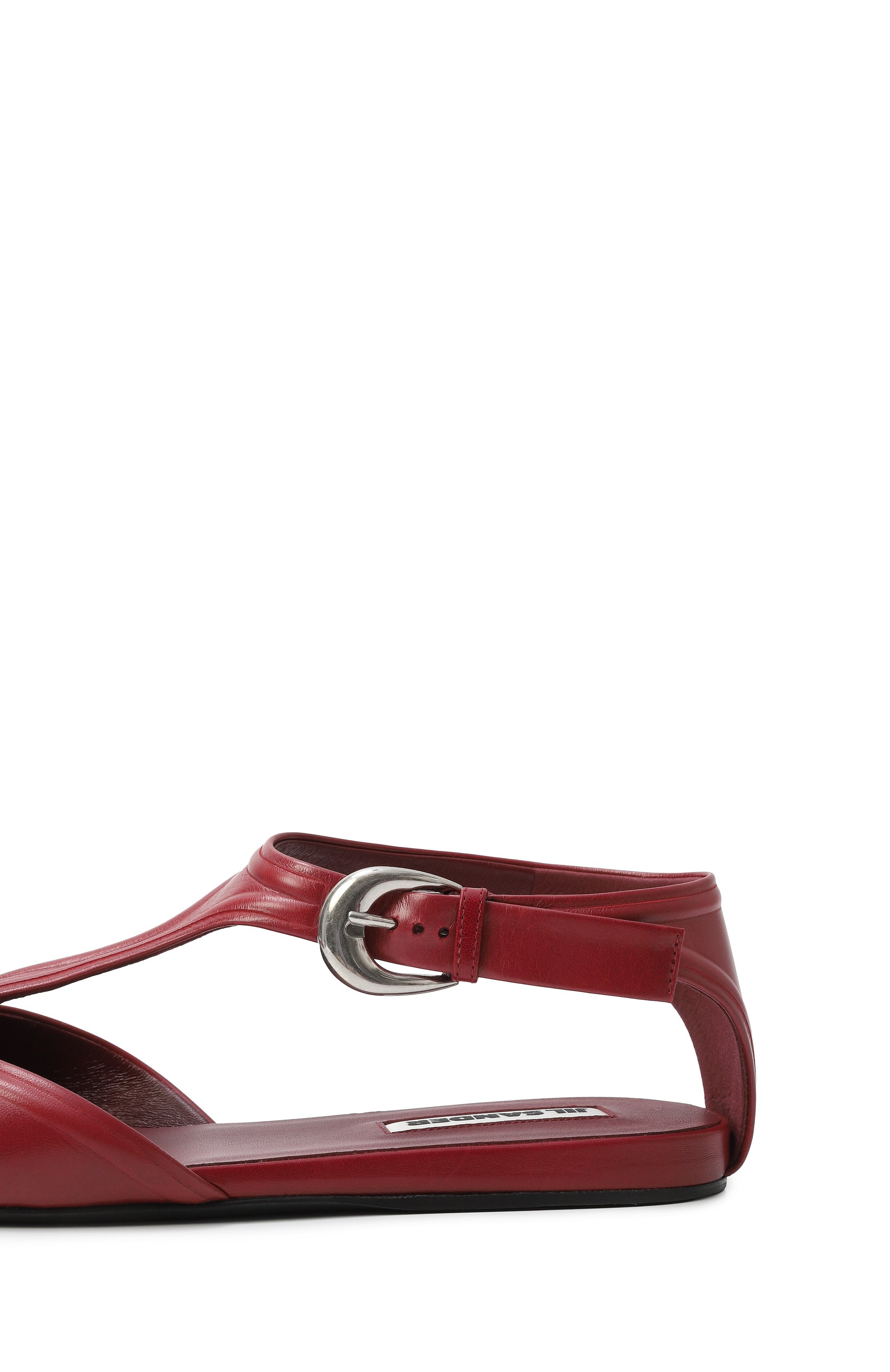 Кожаные балетки mary jane JIL SANDER, арт. J16WP0131-P8226, фото 7