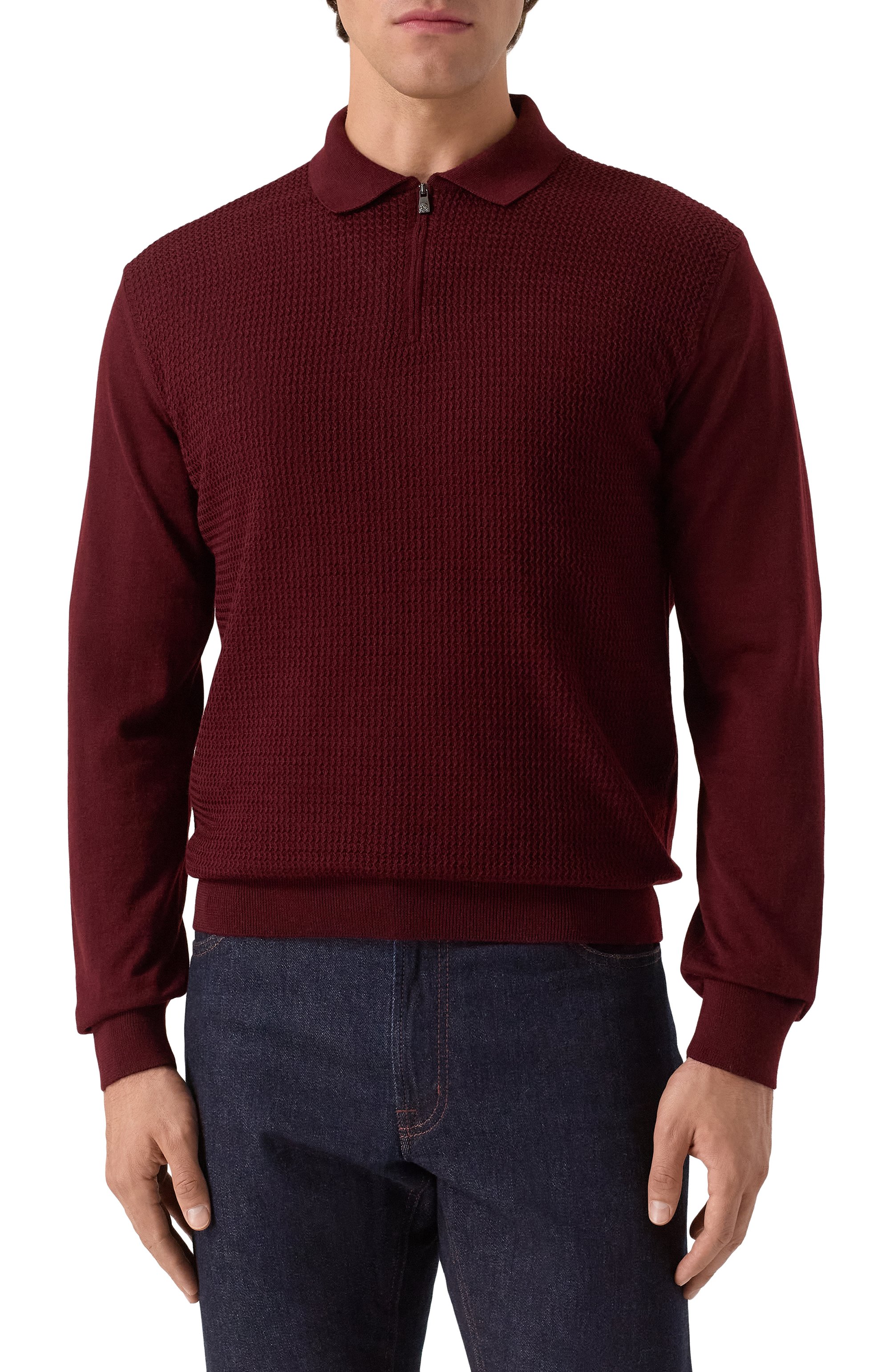 Шерстяное поло CORNELIANI, арт. 26M561-2625196, фото 3