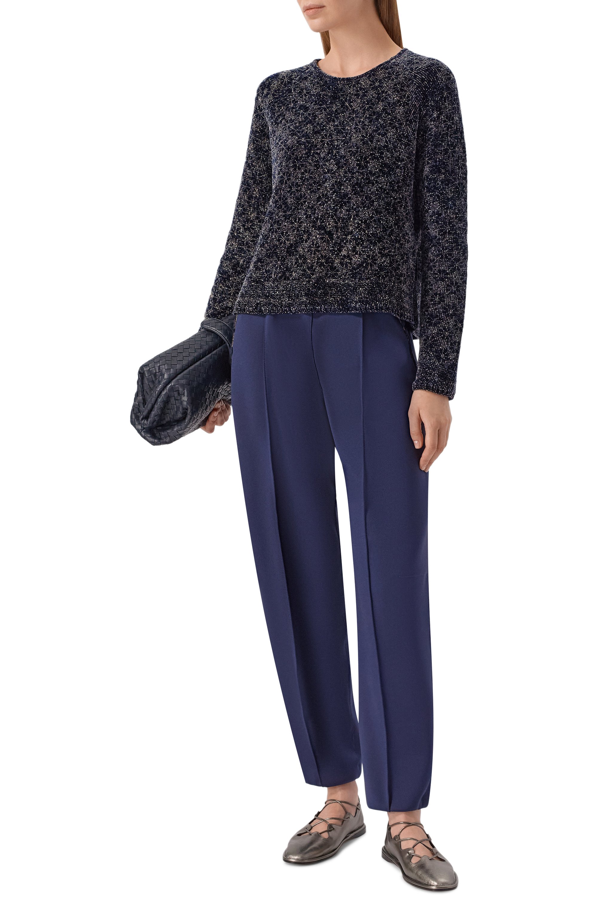 Свитер из вискозы и шерсти GIORGIO ARMANI, арт. GW003918/AF28698, фото 2