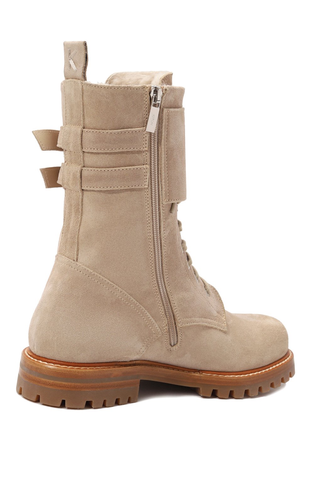 Замшевые ботинки KITON, арт. D56810N010250700A, фото 5