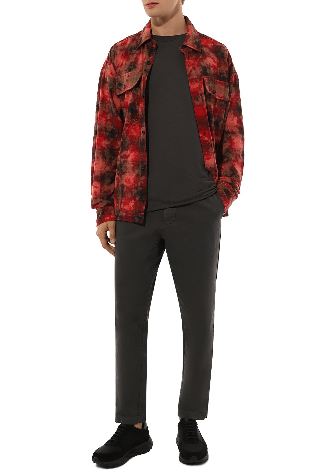 Хлопковый лонгслив TRANSIT, арт. CFUTRY1363, фото 2