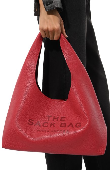 Женская сумка the sack bag MARC JACOBS (THE) красного цвета, арт. 2R3HSH058H02 | Фото 2 (Материал: Натуральная кожа; Драгоценные камни: Проставлено; Размер: large; Материал сплава: Проставлено)