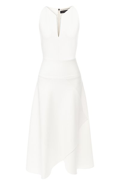 Женское платье-миди с оборкой ROLAND MOURET, арт. PS19/S0546/F2196