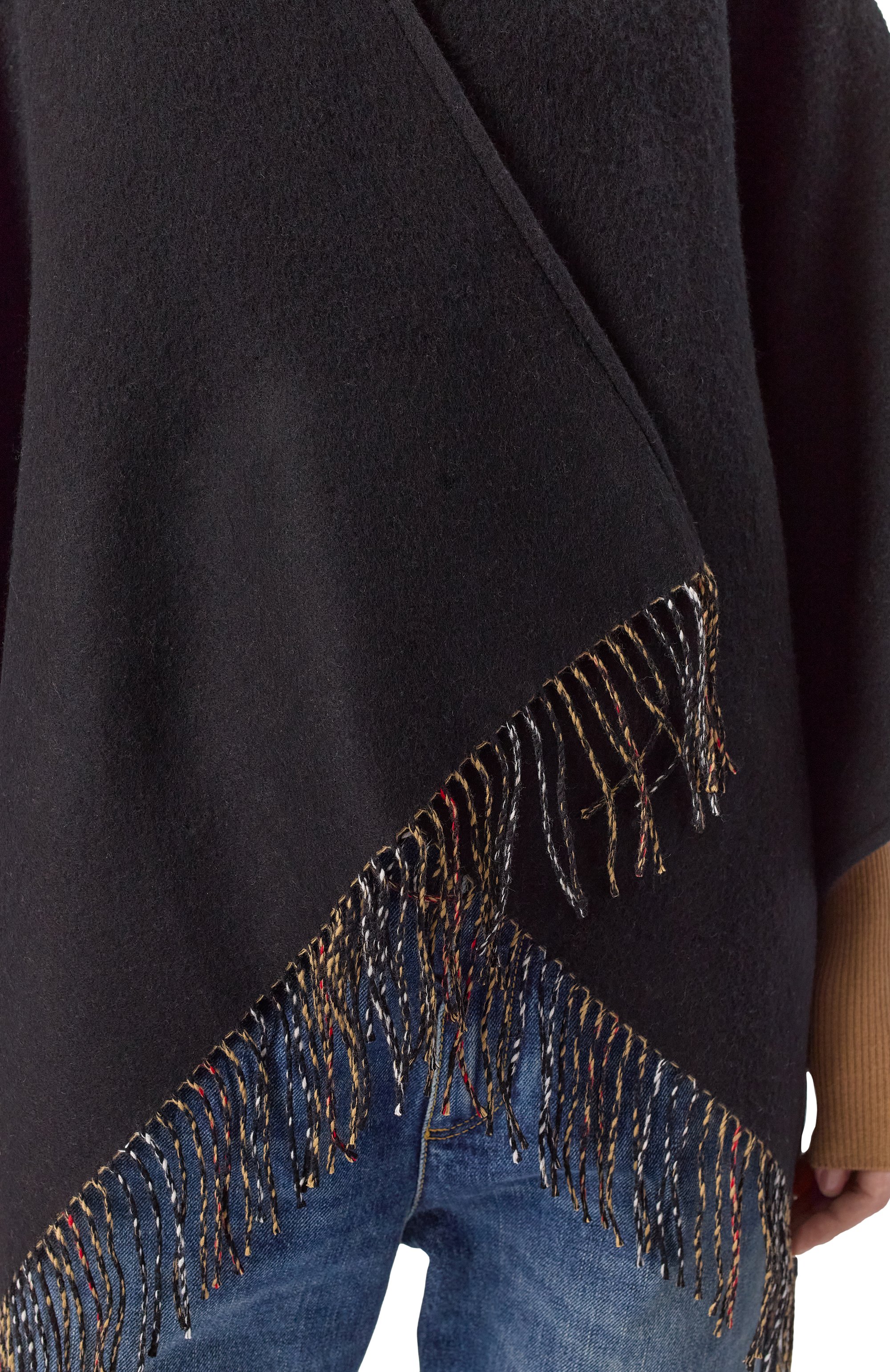 Двустороннее шерстяное пончо BURBERRY, арт. 8077897, фото 5