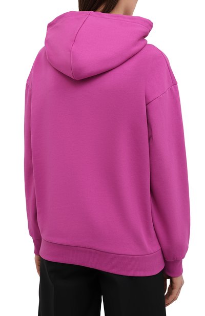 Хлопковое худи CELINE фуксия цвета по цене 77750 руб., арт. 2Y369052H, фото 4 Хлопковое худи CELINE, арт. 2Y369052H, фото 4