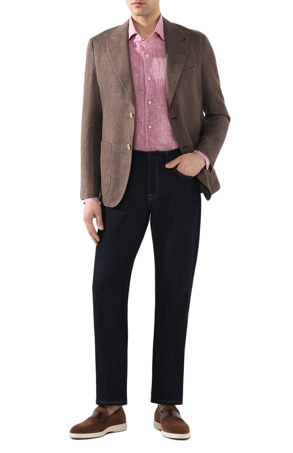 Пиджак из смеси льна и хлопка ELEVENTY, арт. A70GIAA05 TES0A043, фото 2