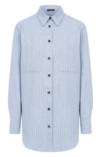 Женская рубашка из хлопка и кашемира KITON, арт. D52445H0947013