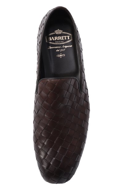 Кожаные лоферы BARRETT темно-коричневого цвета по цене 69950 руб., арт. 221U043.5/INT.PASAD0 12MM, фото 5 Кожаные лоферы BARRETT, арт. 221U043.5/INT.PASAD0 12MM, фото 5