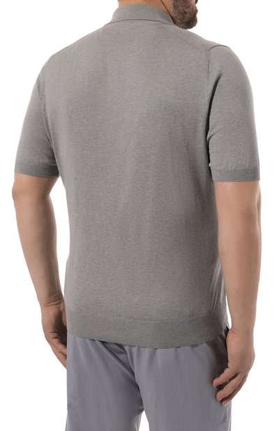 Хлопковое поло CANALI, арт. C0944B/MK01440, фото 4