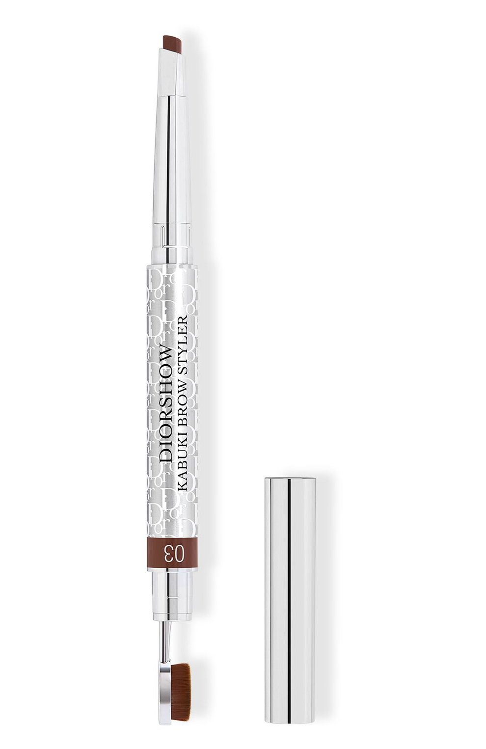Карандаш для бровей с кистью кабуки diorshow kabuki brow styler, оттенок 03 каштановый (0.29g) DIOR, арт. C021300003, фото 1