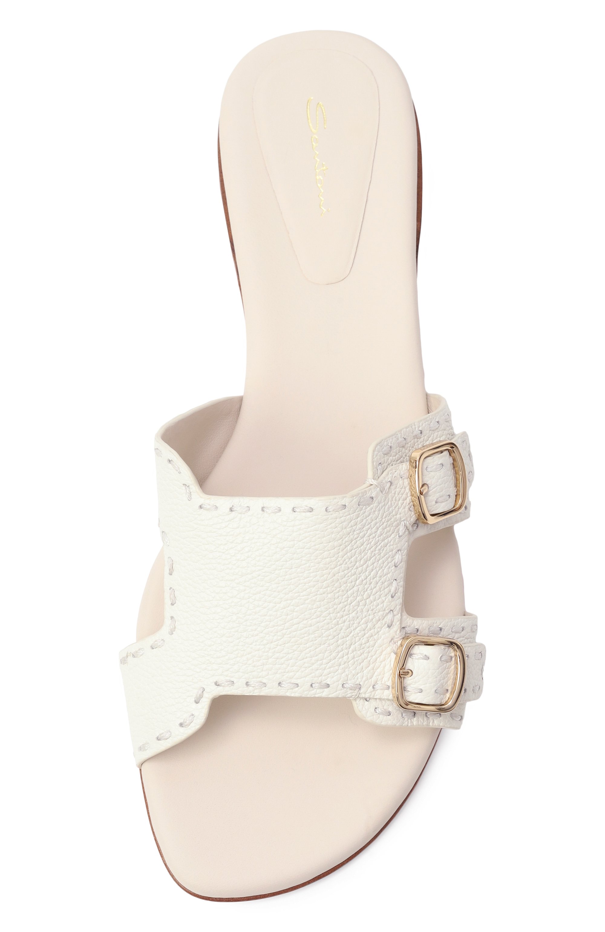 Кожаные шлепанцы didi SANTONI, арт. WHPG71461HA1TWKA, фото 6