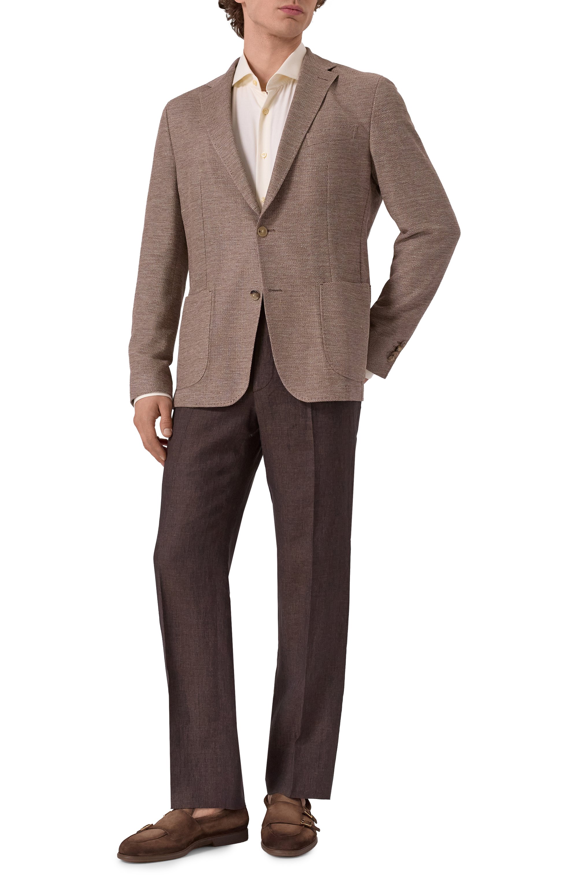 Пиджак изо льна и хлопка WINDSOR, арт. 13 GIR0-J35 10009038 02/30046378, фото 2