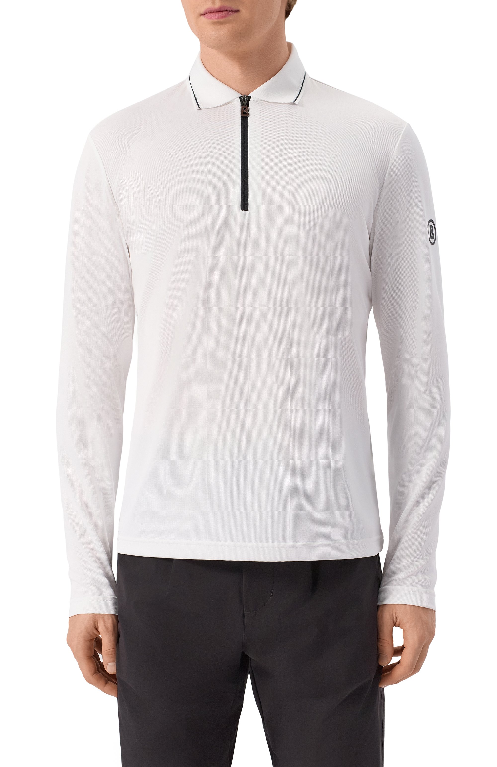 Поло BOGNER белого цвета по цене 26400 руб., арт. 52169623, фото 3 Поло BOGNER, арт. 52169623, фото 3