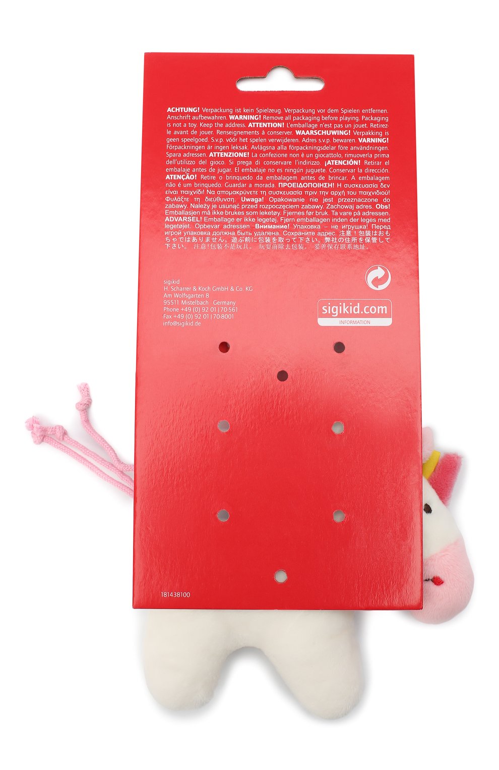 Развивающая игрушка единорог SIGIKID, арт. 42261, фото 2