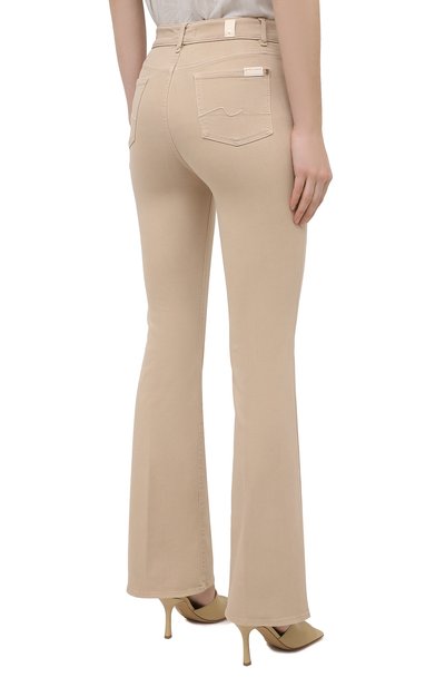 Джинсы 7 FOR ALL MANKIND бежевого цвета по цене 26800 руб., арт. JSQNV500SA, фото 4 Джинсы 7 FOR ALL MANKIND, арт. JSQNV500SA, фото 4
