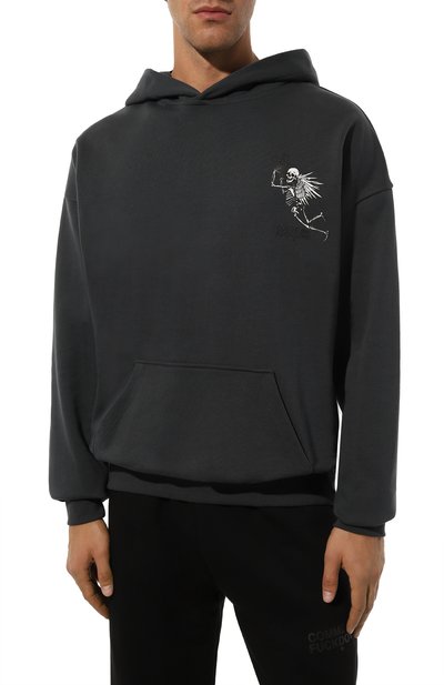 Хлопковое худи COMME DES FUCKDOWN, арт. CFABM01333, фото 3