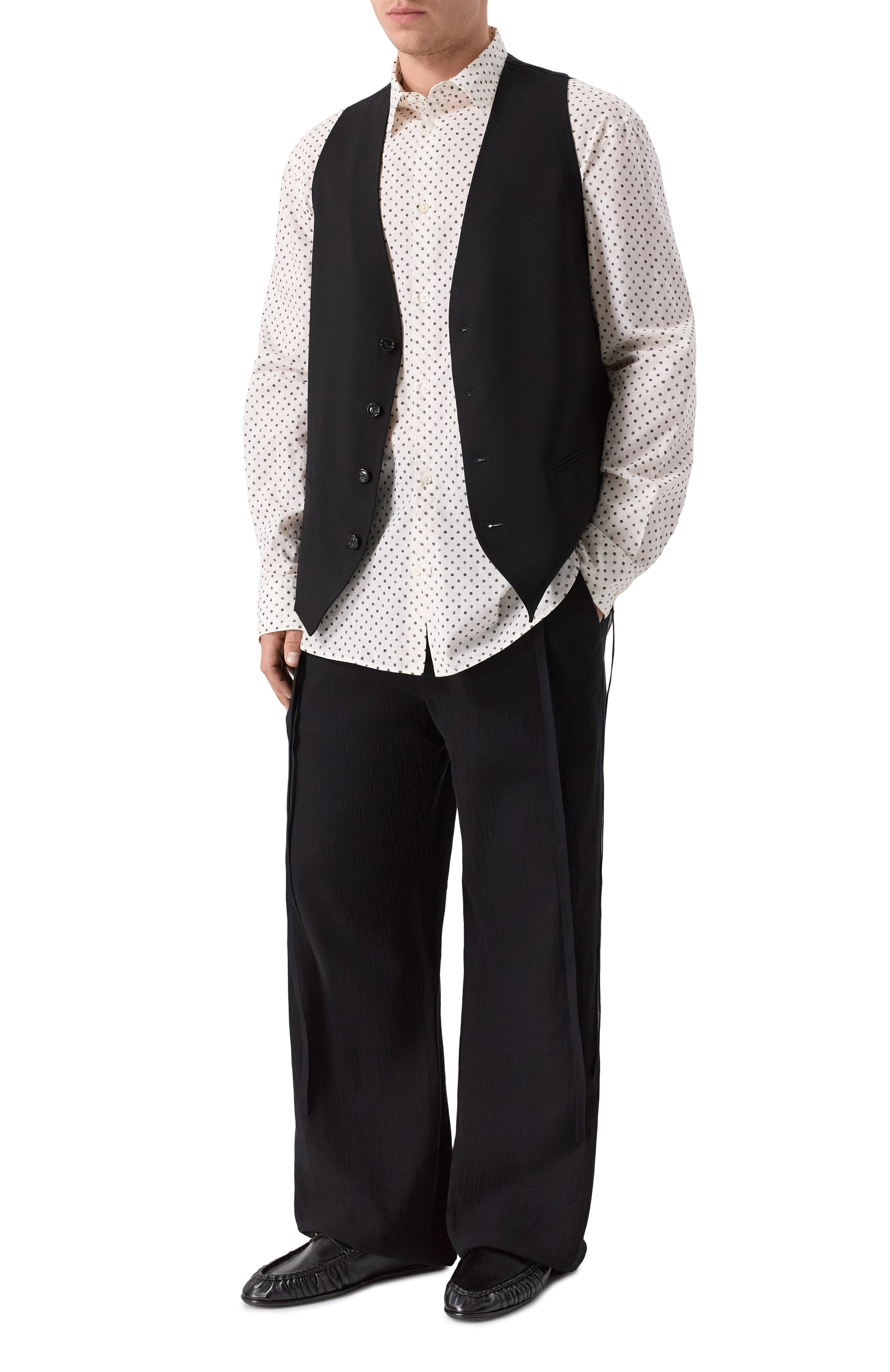 Жилет из вискозы ANN DEMEULEMEESTER, арт. B0012391/FA558, фото 2