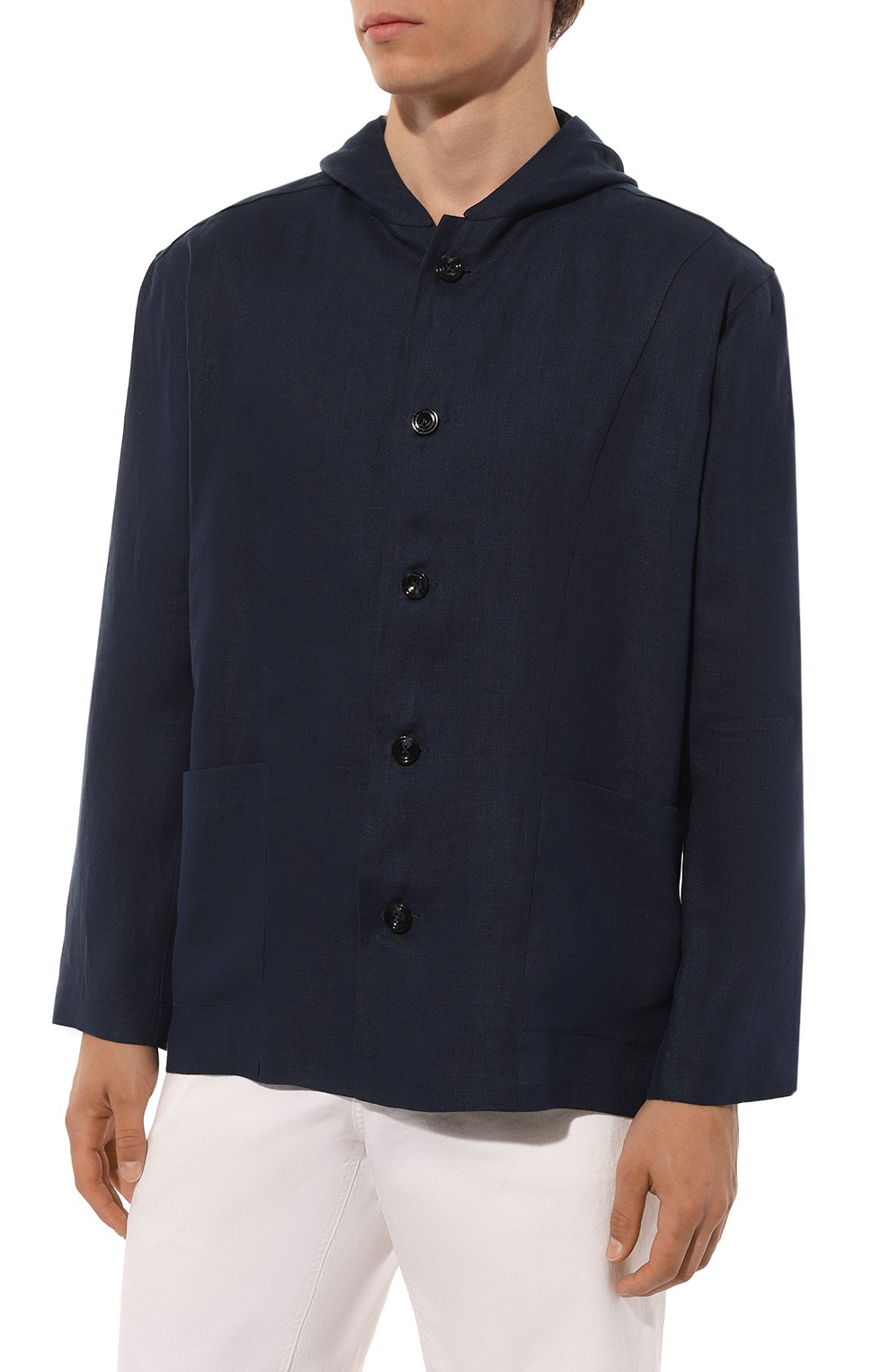 Льняная рубашка KITON, арт. UMCLUCAH08838, фото 3