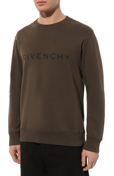 Хлопковый свитшот GIVENCHY, арт. BMJ0HA3YAC, фото 3