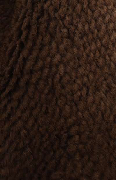 Меховая шапка из норки VICTORIA KUSENKOVA коричневого цвета по цене 73260 руб., арт. 050550003071, фото 4 Меховая шапка из норки VICTORIA KUSENKOVA, арт. 050550003071, фото 4